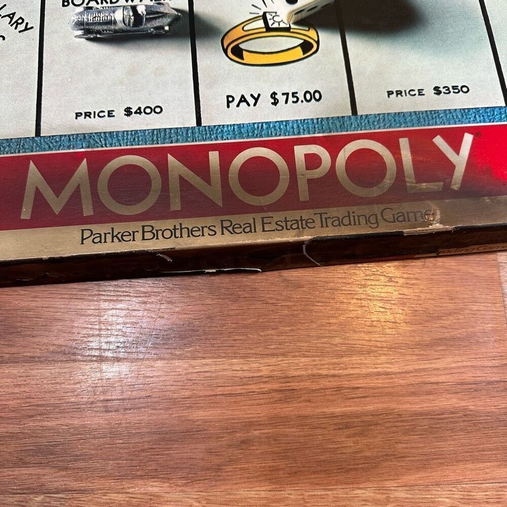 Vintage Monopoly 1970s Parker Brothers Classic Monopoly Game - Picture 3 of 11